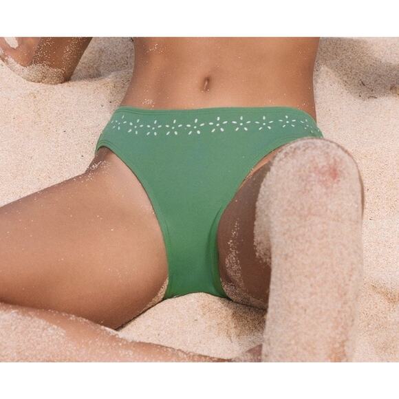 CUPSHE NWT Sage Green Bikini Bottoms Only Standard Fit Size Small - Picture 4 of 6